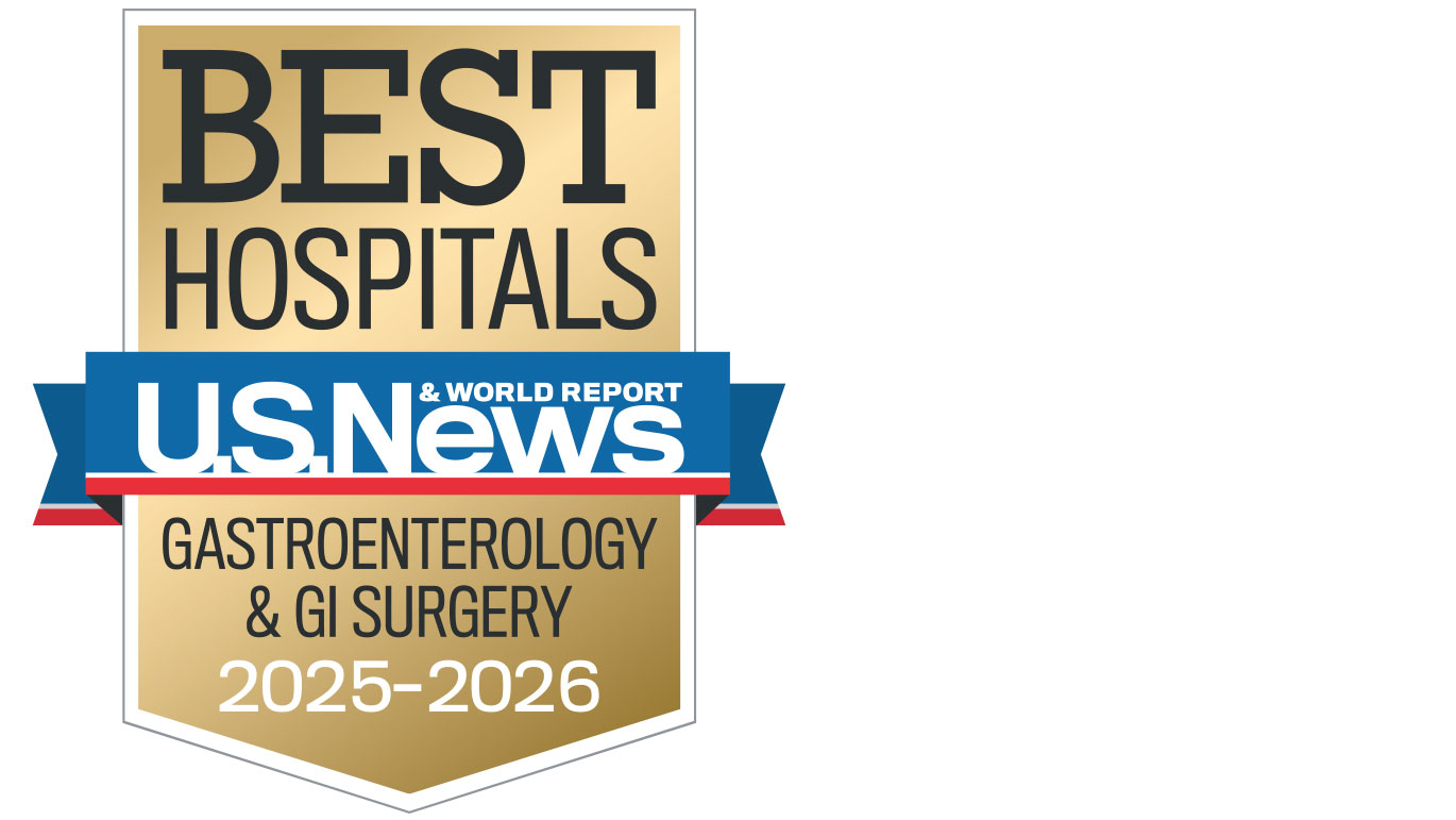 U.S. News & World Report Best Hospitals for gastroenterology & GI surgery