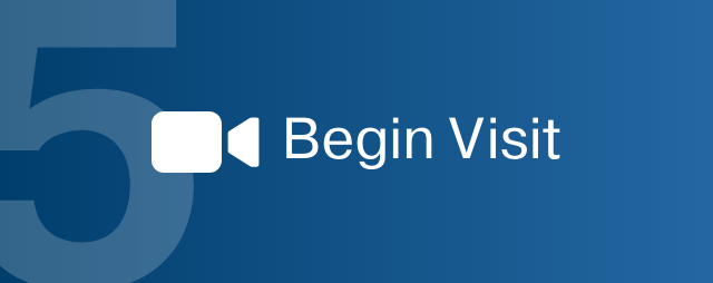 Video Visit Steps 5 - Begin Visit