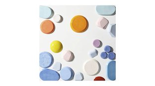 Abstract color circles art