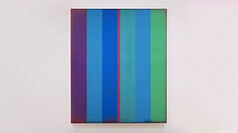 Abstract striped painting