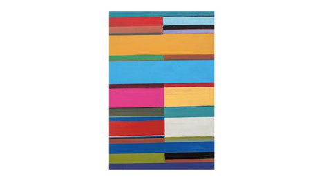 Abstract striped painting