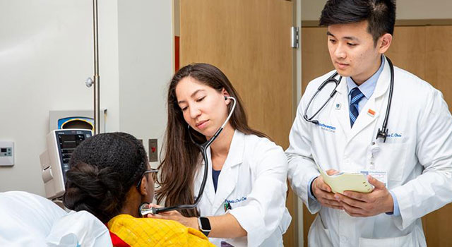 students with patient